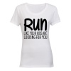 Your Kids Are Looking For You - Ladies - T-Shirt - White Photo