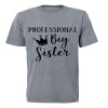 Professional Big Sister - Kids T-Shirt - Grey Photo