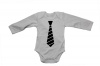 Baby Tie - LS - Baby Grow Photo