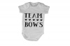 Team Bows - SS - Baby Grow Photo