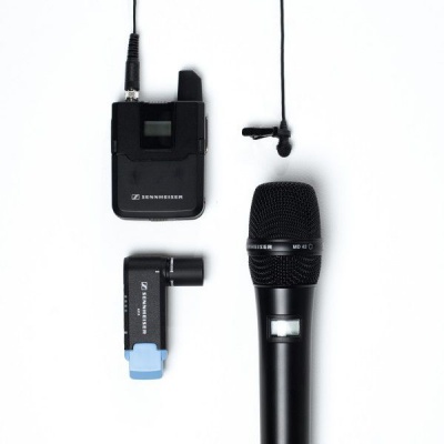 Photo of Sennheiser Combination Handheld and Lapel Wireless Microphone Set