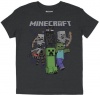 Minecraft-Baddies Youth Tee-Charcoal Console Photo