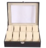 Hazlo PU Leather Watch Display Storage Case Box Organizer - 20 Grid Photo