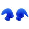 Waterproof Swimming Soft Silicone Earplugs - Blue Photo