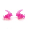 Waterproof Swimming Soft Silicone Earplugs - Pink Photo