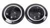 7'' Round Black LED Headlight for Jeep for 2 Photo