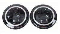 7 Round Black LED Headlight for Jeep for 2
