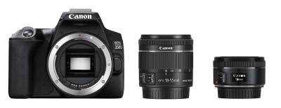 Photo of Canon 250D 24MP DSLR Twin Lens Portrait Bundle