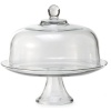 Anchor Hocking - Presence Glass Cake Stand with Glass Dome - 2 Piece Set Photo