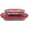 Anchor Hocking - Essentials Glass Baking Dish Value Pack - 4 Piece Set Photo