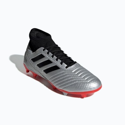 Photo of adidas Men's Predator 19.3 Firm Ground Soccer Boots - Silver/Black