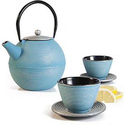 Photo of Ibili - Oriental Cast Iron Tetsubin Infuser Teapot Set Soho 1 Litre