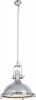 Bright Star Lighting Wide Polished Chrome Pendant with Opaque Glass Cover Photo