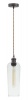Bright Star Lighting Matt Nickel Cord Pendant with Clear Glass Photo