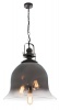 Bright Star Lighting Gun Metal Pendant with Faded Rose Gold Colour Glass Photo