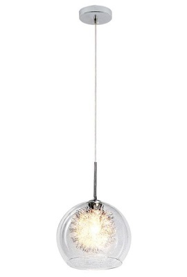 Photo of Bright Star Lighting Polished Chrome Inner Shade with Clear Glass
