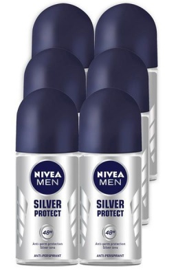 Photo of NIVEA MEN Silver Protect Anti-perspirant Roll-On Deodorant 6x50ml