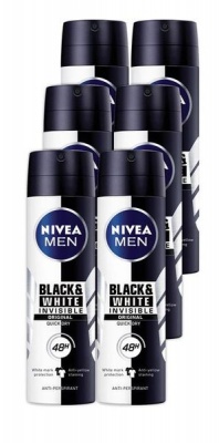 Photo of NIVEA MEN Black & White Invisible Original Anti-perspirant Roll-On 6x50ml