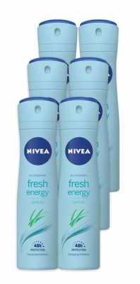 Photo of NIVEA Fresh Energy 48h Deodorant Anti-Perspirant Spray - 6 x 150ml