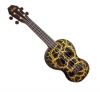Mahalo Soprano Ukulele Skull Black Photo