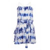 Quiz Ladies Sam Faiers Tie Dye Cross Back Playsuit - Multi Photo
