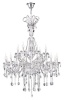 Bright Star Lighting 18 Light Polished Chrome Chandelier with Array of Crystals Photo