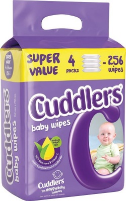 Photo of Cuddlers - Baby Wipes - Super Value Pack 4 x 64s