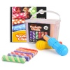 Jarmelo Sidewalk Chalk with 2 Holders: 24 Colour Kit Photo