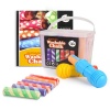 Jarmelo Sidewalk Chalk with 2 Holders: 24 Colour Kit Photo