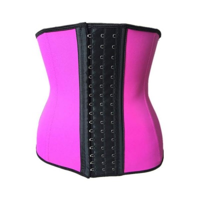 Photo of Mukatu Steel Wired Latex Corset Body Waist Shaper â€“ Pink