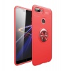 Magnetic Kickstand Rubber Ring Case for Honor 10 Lite Red Photo