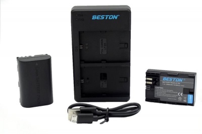 Photo of Beston USB Dual Charger and 2 Battery Kit for Canon LP-E6