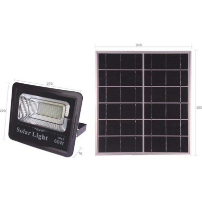 Photo of Abitoffaith 60W Solar Flood Light & Remote