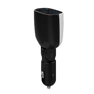 Photo of 3.4A Dual USB Car Charger Led With Digital Display Cigarette Lighter