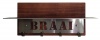 Braai Utensils Holder with Shelf - 4 Hooks - Stainless Steel Photo
