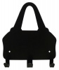 Bag Holder & Key Rack 3 Hooks - Black Photo