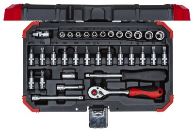 Photo of Gedore Red 1/4" Socket Set - 33 Piece