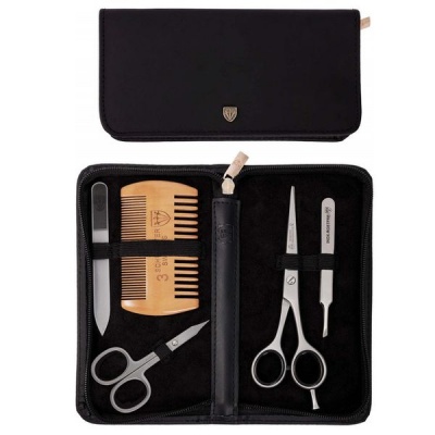 Photo of Kellermann 3 Swords Beard Care and Manicure Kit Combined L 5291 N- 5 Pieces
