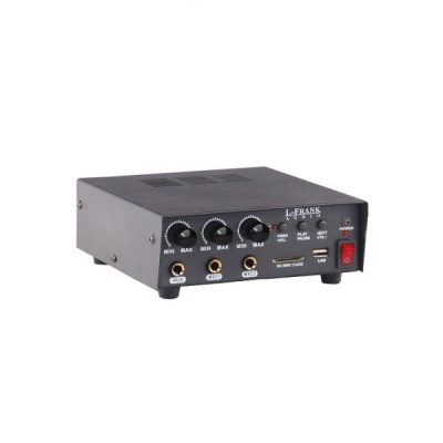 Photo of Amplifier 30W 12Vdc 4-8 OHM 2XMIC & 1 x AUX in SD & USB in