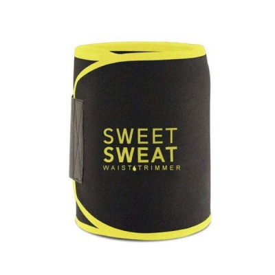Photo of Sweet sweat Waist Trimmer Sauna Neoprene Sweat Belt - Yellow