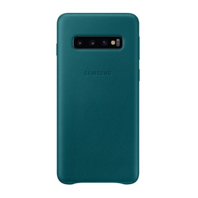Samsung Galaxy S10 Leather Cover Green