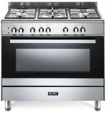 Photo of Elba Silver Classic 5 Burner Gas/Electric Stove - 9CX827N