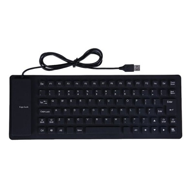 Photo of 85 Keys Mini Portable USB Flexible Silicone PC Keyboard