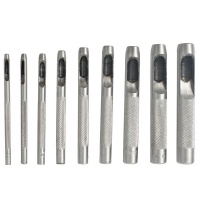 Tork Craft Hollow Punch Set 9 pieces 25 10mm Carb Steel