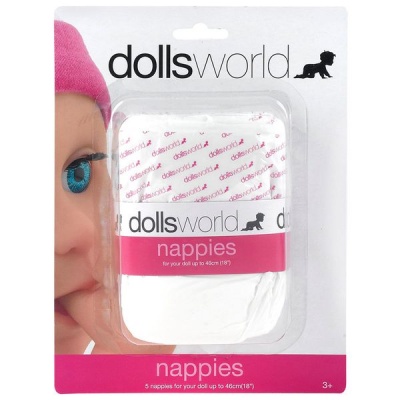 Photo of Dolls World - Nappies 5pk