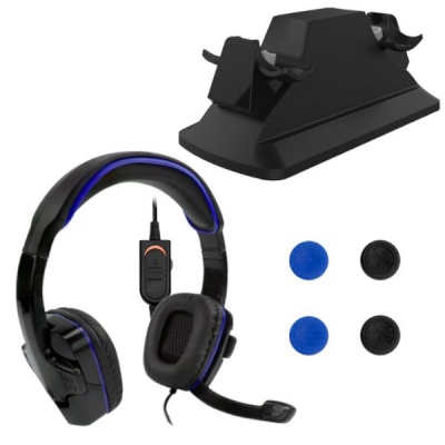 Photo of Sparkfox PS4 Gaming Bundle-SF1 Headset Dual Control Charger & Thumb Grips
