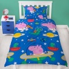 Official George Pig Planet Reversible Single Duvet Set Photo