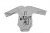 It Wasn't Me - LS - Baby Grow Photo