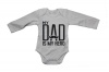 My Dad is my Hero - Mustache - LS - Baby Grow Photo