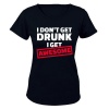 I Don't Get Drunk - I Get Awesome - Ladies - T-Shirt - Black Photo